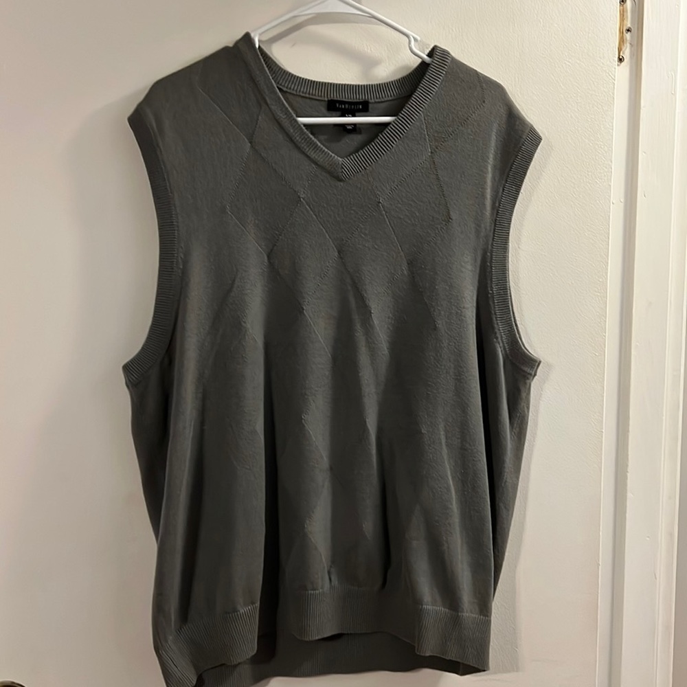 Van Heusen gray sweater vest.